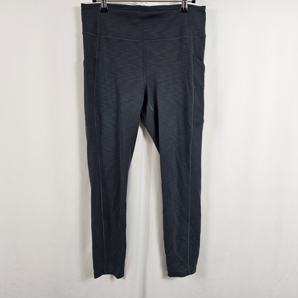 Lululemon Leggings In Charcoal - Size 10